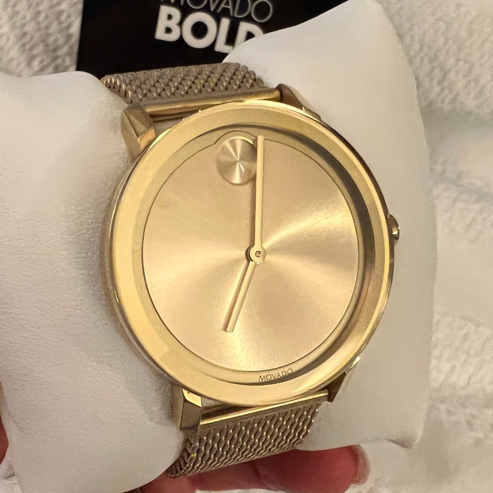 Movado BOLD Evolution gold 40mm watch
